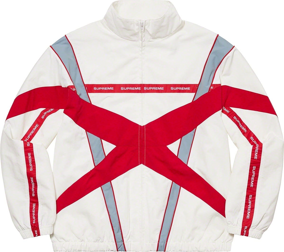 Cross Paneled Track Jacket view 6